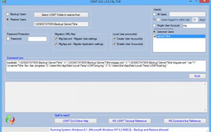 USMT GUI – Migrate Users without SCCM